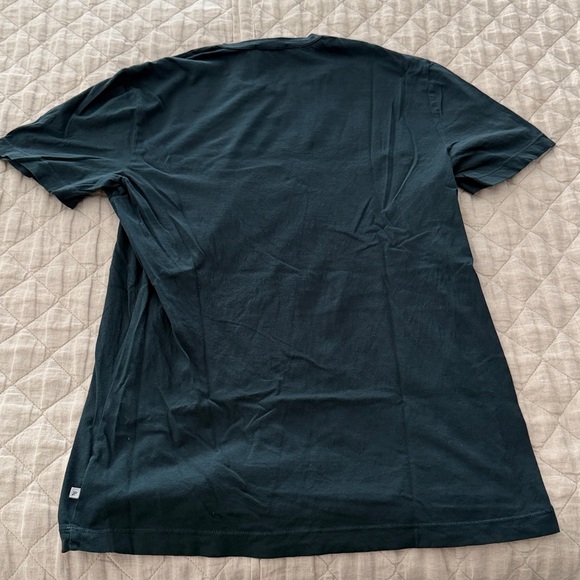 Men’s James Perse Forest Green Short Sleeve Crew (Size 2) - Picture 3 of 5